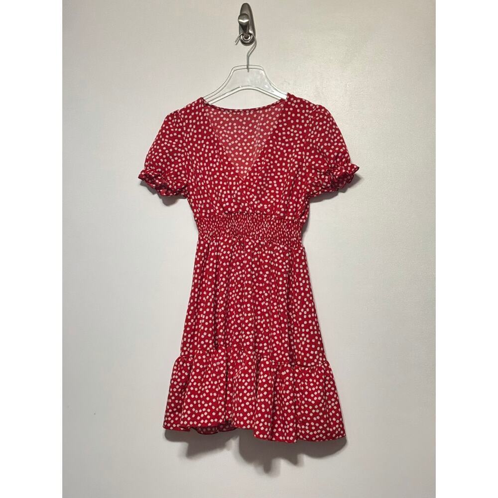 SHEIN MIN DRESS IN RED SIZE XS